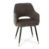 Fauteuil De Table Gambetta Anthracite -Deco En Ligne Soldes fauteuil de table gambetta anthracite