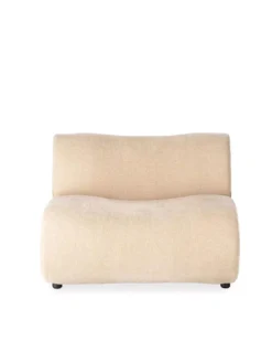 Fauteuil Modulable Ivoire Hinton 101cm -Deco En Ligne Soldes fauteuil modulable ivoire velours 101cm 3