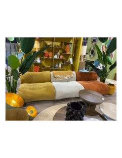 Fauteuil Modulable Marron Hinton 101cm -Deco En Ligne Soldes fauteuil modulable marron velours 101cm 1