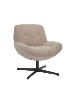Fauteuil Pivotant Beige Smile