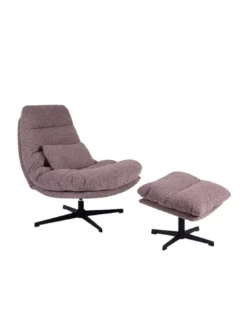 Fauteuil Pivotant Châtaigne Wilmington Avec/sans Repose Pied