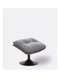 Fauteuil Pivotant Gris Chiné Pied Noir Memento -Deco En Ligne Soldes fauteuil pivotant gris chine pied noir tomac 5