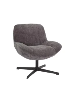 Fauteuil Pivotant Gris Smile
