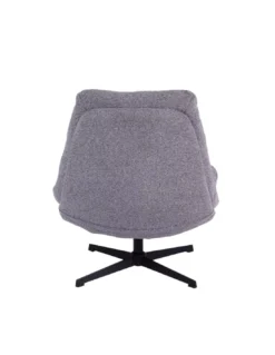 Fauteuil Pivotant Gris Wilmington Avec/sans Repose Pied -Deco En Ligne Soldes fauteuil pivotant gris wilmington avec ou sans repose pied 3