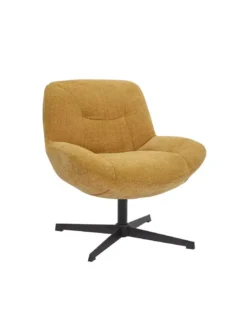 Fauteuil Pivotant Jaune Smile