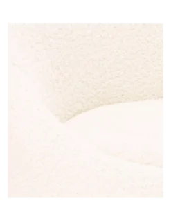 Fauteuil Gron Blanc Bouclettes -Deco En Ligne Soldes fauteuil rond blanc bouclettes 2