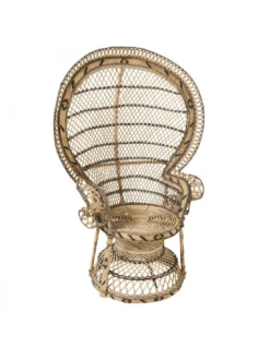 Fauteuil Rotin Emmanuelle à Croisillons, KOK Maison