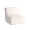 Fauteuil Melles Blanc -Deco En Ligne Soldes fauteuil velours blanc edouardo