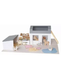 Ferme + Animaux En Bois, JaBaDaBaDo