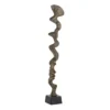 Grande Sculpture Design Bronze Doré, Thai Natura -Deco En Ligne Soldes grande sculpture design bronze dore thai natura