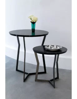 Guéridon Star Marquina Ø50, Coédition -Deco En Ligne Soldes gueridon star marquina o50 coedition 2