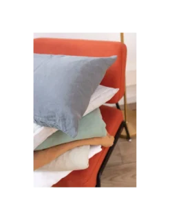 Housse De Couette Chanvre Cannelle Kala, Vivaraise -Deco En Ligne Soldes housse de couette chanvre cannelle kala vivaraise 2