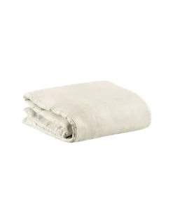 Housse De Couette Lin Lavé Zeff Craie, Vivaraise