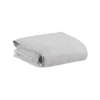 Housse De Couette Lin Lavé Zeff Gris Perle, Vivaraise
