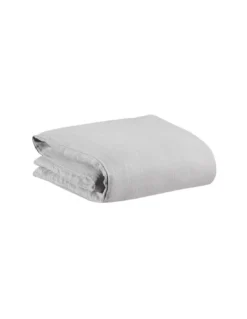 Housse De Couette Lin Lavé Zeff Gris Perle, Vivaraise