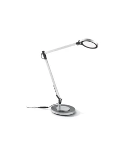 Lampe De Bureau Argent Futura, Ideal Lux