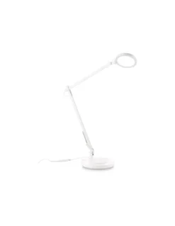 Lampe De Bureau Blanche Futura, Ideal Lux