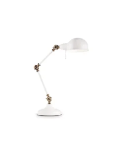 Lampe De Bureau Blanche Truman, Ideal Lux