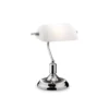 Lampe De Bureau Lawyer Blanche, Ideal Lux -Deco En Ligne Soldes lampe de bureau lawyer blanche ideal lux