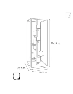 Lanterne à Poser Outdoor Bellefeu 2 Tailles, Authentage -Deco En Ligne Soldes lanterne a poser outdoor bellefeu 2 tailles authentage 3