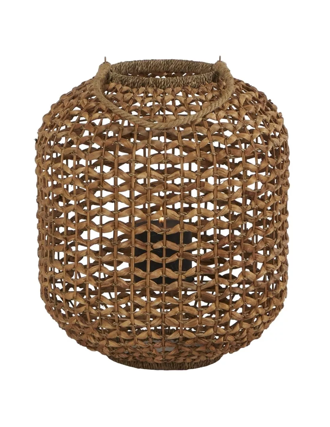 Lanterne Kinong En Jacinthe D'eau H50cm 3 Lanterne Kinong En Jacinthe D'eau H50cm