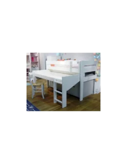 Lit Mezzanine Dominique 127 + Bureau + 5 Tiroirs, Mathy By Bols -Deco En Ligne Soldes lit mezzanine dominique 127 bureau 5 tiroirs mathy by bols 3
