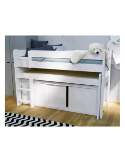 Lit Mezzanine Dominique H127 + Bureau + Caisson, Mathy By Bols -Deco En Ligne Soldes lit mezzanine dominique h127 bureau caisson mathy by bols 2