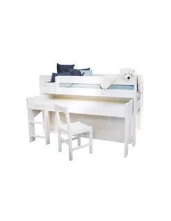 Lit Mezzanine Dominique H127 + Bureau + Caisson, Mathy By Bols