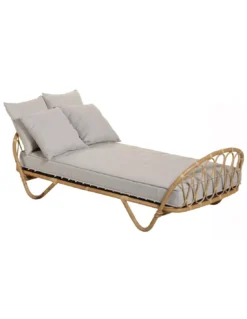 Lit/Banquette Rotin 90x190 Corbeille Vintage, KOK Maison