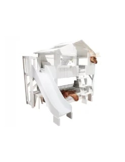 Lits Superposés Cabane Avec Toboggan Et Plateforme 25 Coloris, Mathy By Bols -Deco En Ligne Soldes lits superposes cabane avec toboggan et plateforme 25 coloris mathy by bols 3