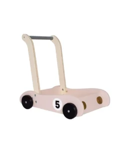 Marcheur Lapin En Bois Rose, JaBaDaBaDo -Deco En Ligne Soldes marcheur lapin en bois rose jabadabado 1