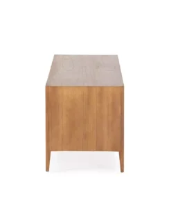 Meuble TV Cèdre Naturel Et Cannage 160cm, Thai Natura -Deco En Ligne Soldes meuble tv cedre naturel et cannage 160cm thai natura 3