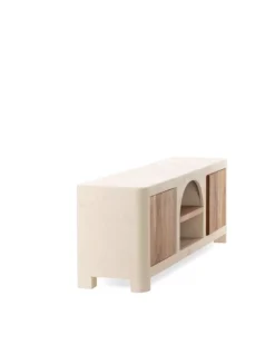 Meuble TV écru Comino -Deco En Ligne Soldes meuble tv ecru comino 3