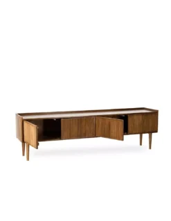 Meuble TV En Bois De Manguier Naturel 174cm -Deco En Ligne Soldes meuble tv en bois de manguier naturel 174cm 1