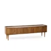 Meuble TV En Bois De Manguier Naturel 174cm -Deco En Ligne Soldes meuble tv en bois de manguier naturel 174cm