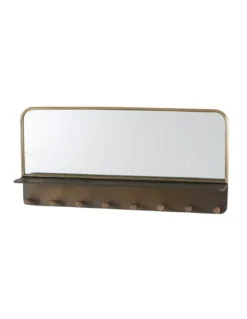 Miroir Patères Brun