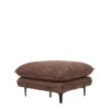 Ottoman Modène Marron Chiné -Deco En Ligne Soldes ottoman modene marron chine