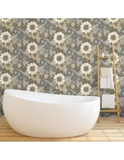 Papier Peint Anémones Taupe, Missoni Home -Deco En Ligne Soldes papier peint anemones taupe missoni home 2