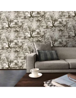 Papier Peint Brume Ecru/Noir, Jean Paul Gaultier -Deco En Ligne Soldes papier peint brume ecrunoir jean paul gaultier 2