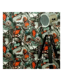 Papier Peint Carambolage Pétrole, Jean Paul Gaultier -Deco En Ligne Soldes papier peint carambolage petrole jean paul gaultier 2