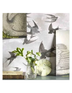 Papier Peint Chimney Swallows Dusk, John Dorian -Deco En Ligne Soldes papier peint chimney swallows dusk john dorian 2