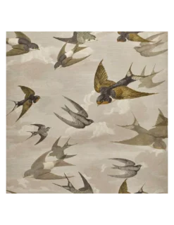 Papier Peint Chimney Swallows Sepia, John Dorian