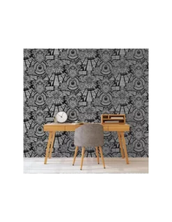 Papier Peint Coupole Argent, Jean Paul Gaultier -Deco En Ligne Soldes papier peint coupole argent jean paul gaultier 2