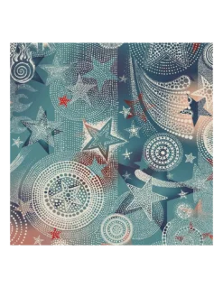 Papier Peint Etoiles Bleu, Jean Paul Gaultier