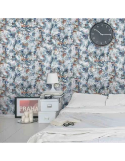 Papier Peint Irésumi Bleu, Jean Paul Gaultier -Deco En Ligne Soldes papier peint iresumi bleu jean paul gaultier 4