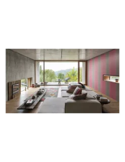 Papier Peint Vertical Stripe Rose, Missoni Home -Deco En Ligne Soldes papier peint vertical stripe rose missoni home 2