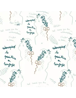 Papier Peint Vinyle Ecriture Ciel, Lelièvre