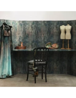 Papier Peint Vinyle Précieux Bleu, Jean Paul Gaultier -Deco En Ligne Soldes papier peint vinyle precieux bleu jean paul gaultier 2