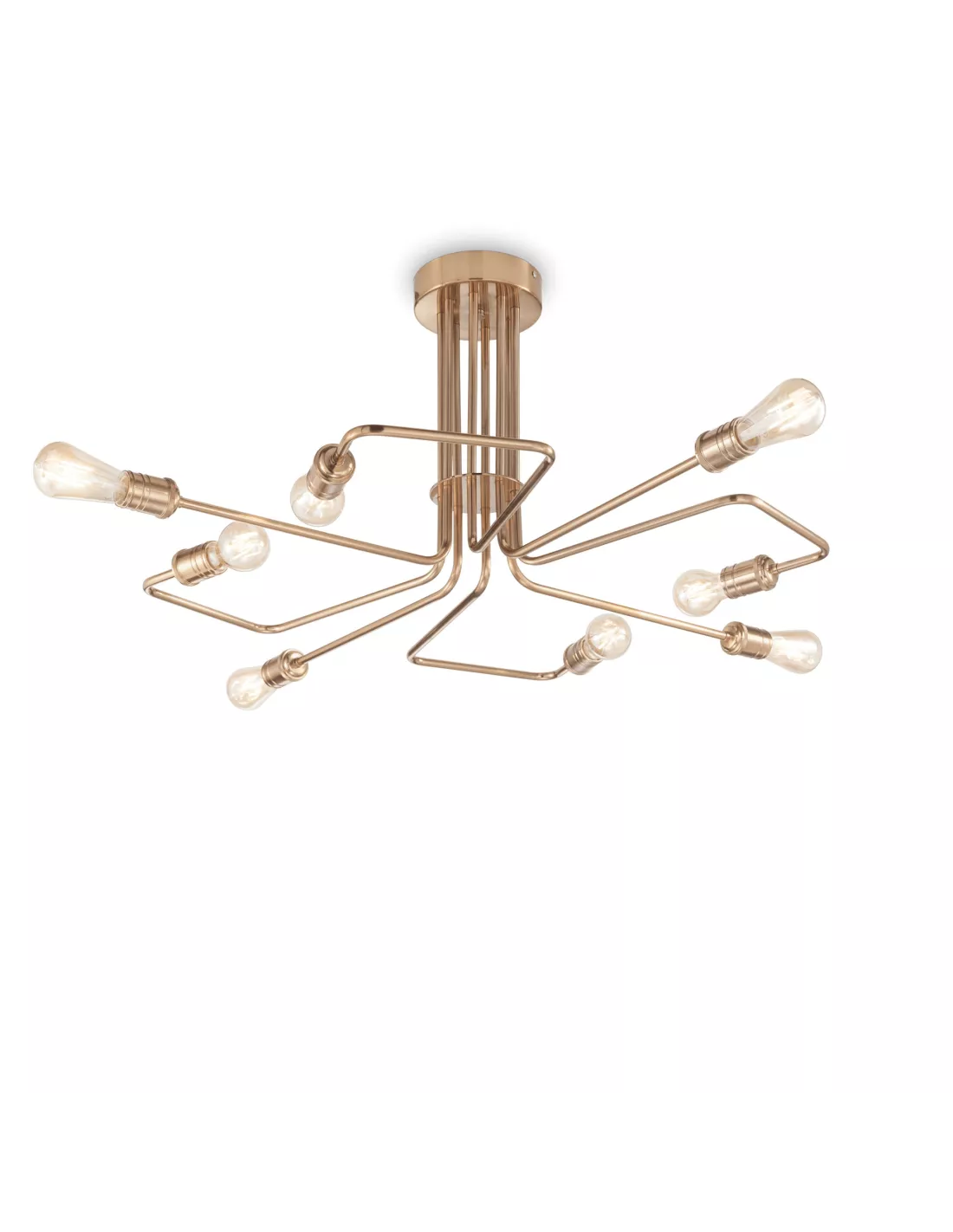 Plafonnier Triumph Doré, Ideal Lux 3 Plafonnier Triumph Doré, Ideal Lux