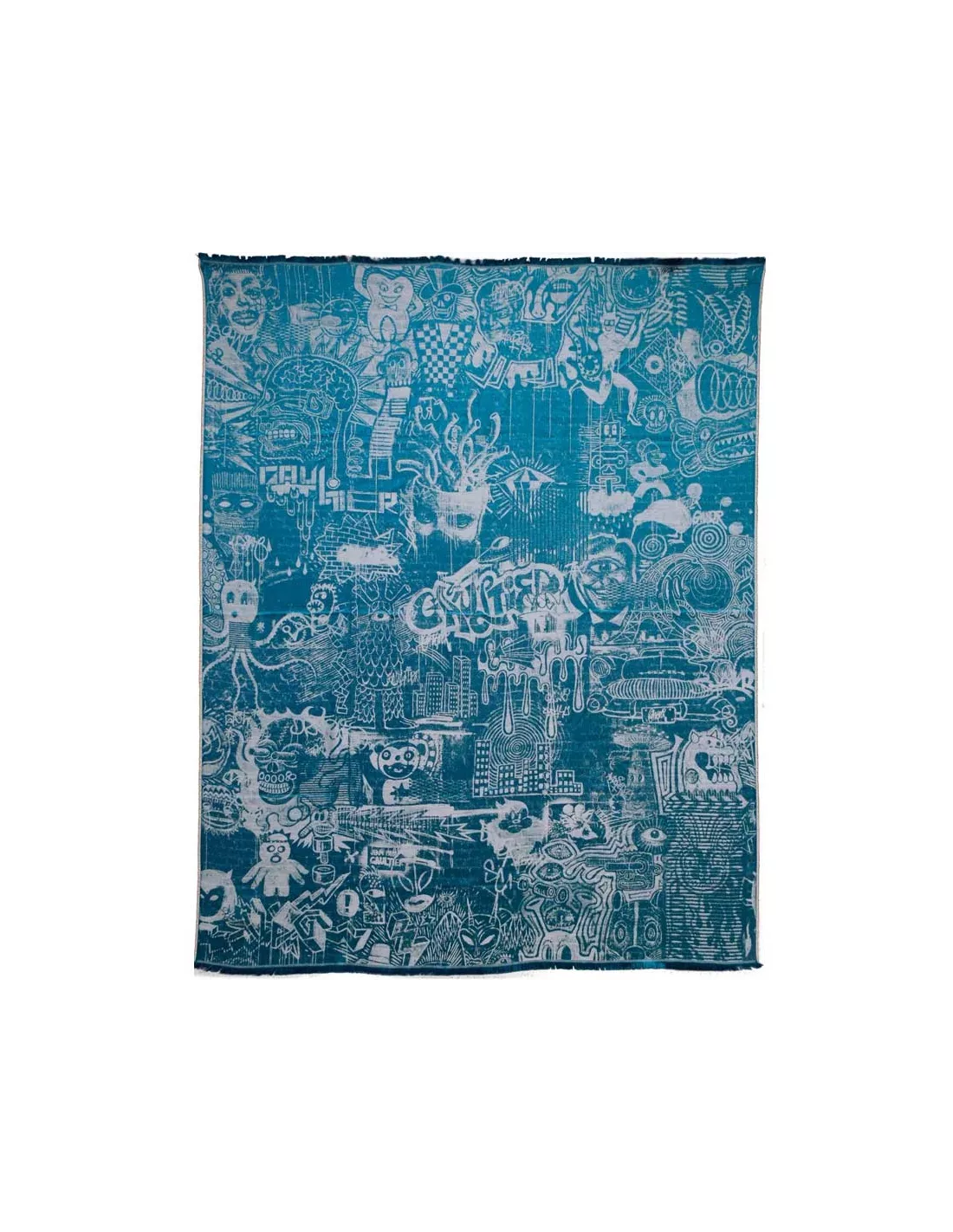 Plaid Expression Bleu/écru Jean Paul Gaultier 3 Plaid Expression Bleu/écru Jean Paul Gaultier